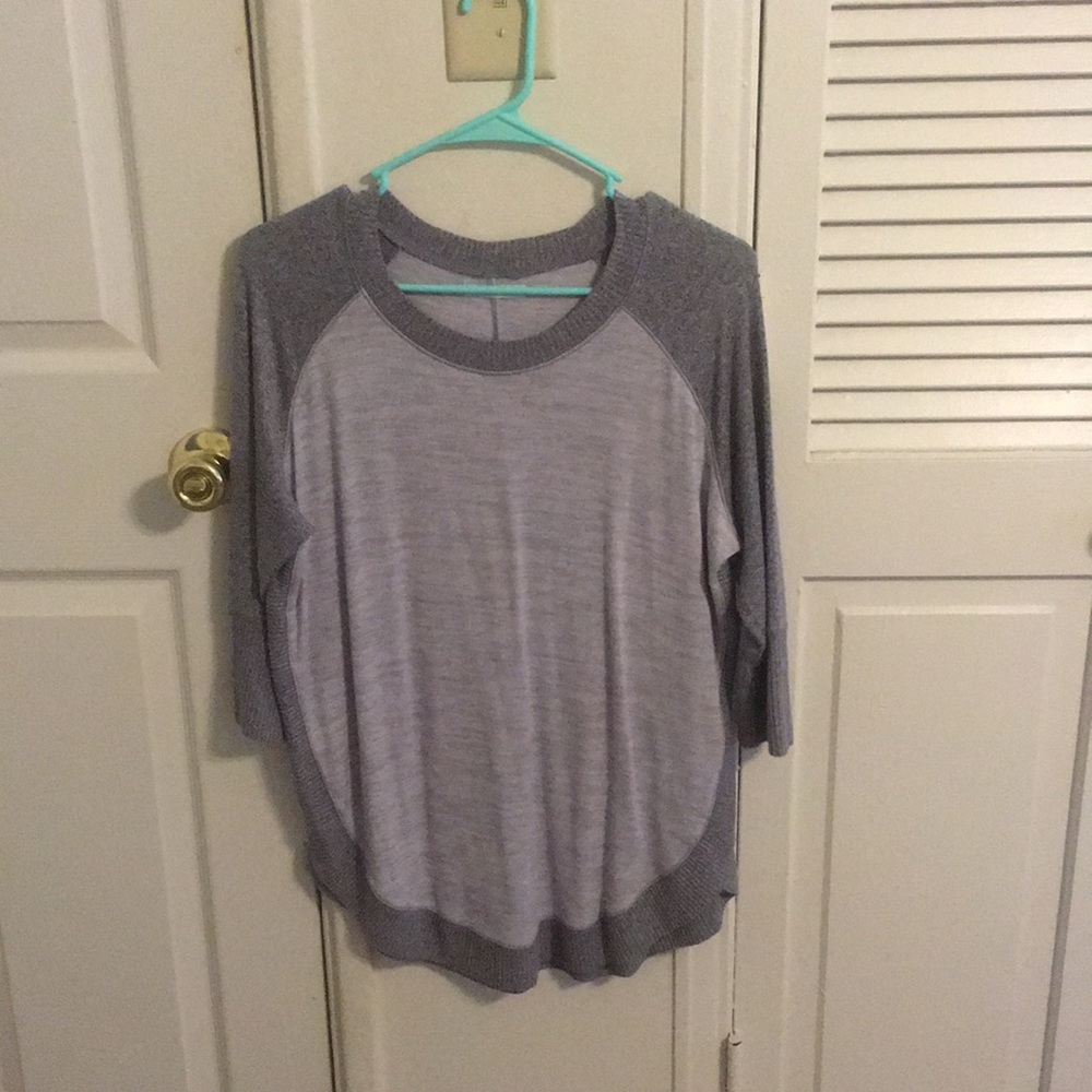 Grey Maurice’s sweater